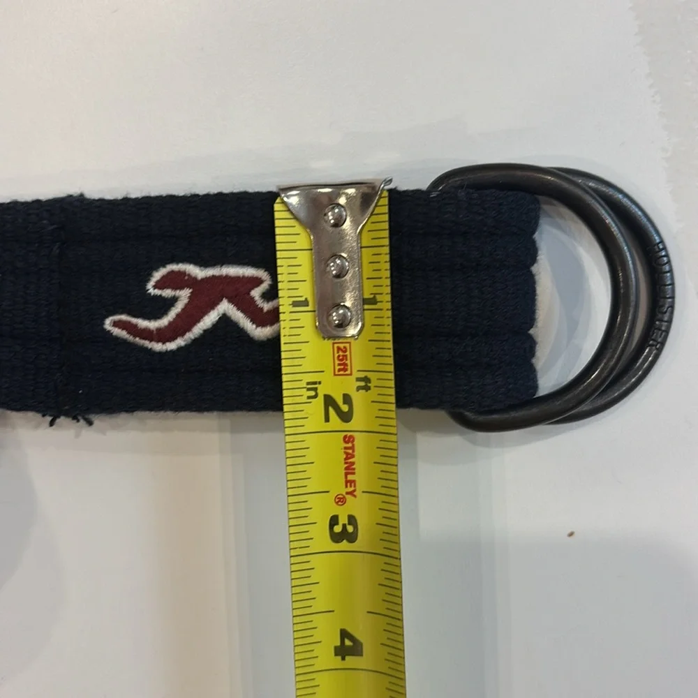 Hollister Navy Belt with Embroidered Logo size 33